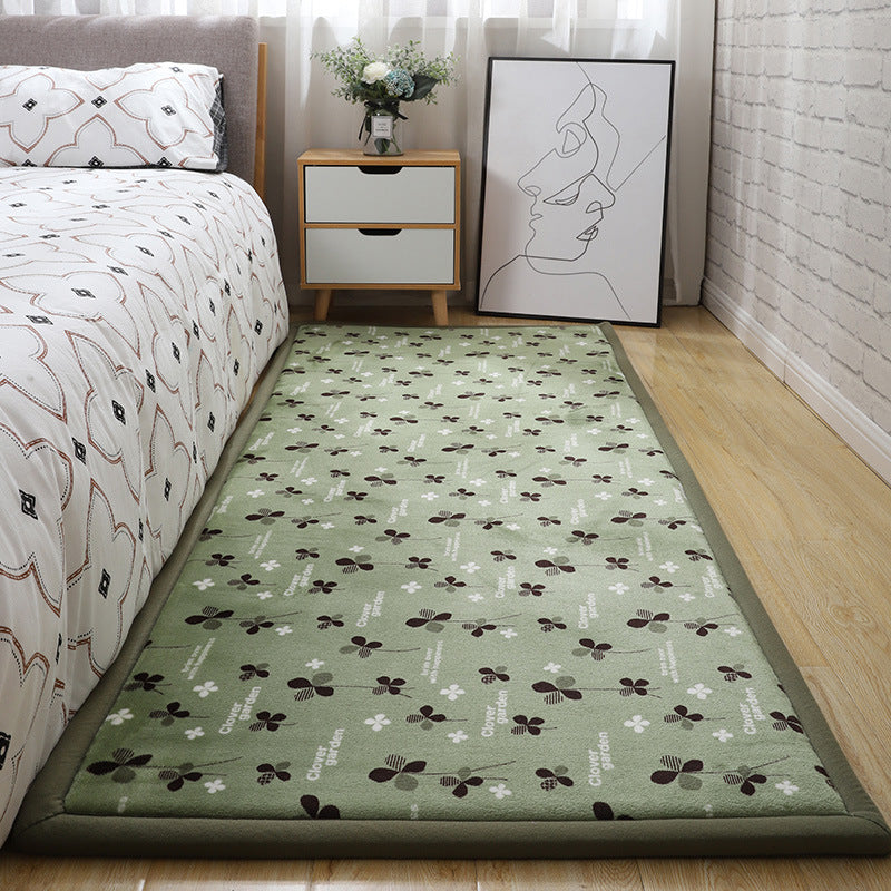 Dik kindertapijt van koraalfleece, tatami-mat voor slaapkamer en woonkamer, kruipmat voor baby's, kussen voor in de vensterbank