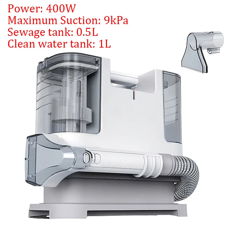 750W High Power Spot Clean 15KPa Handheld card for toilet for Sofa grain Spray replaced Machine Clean Machine V