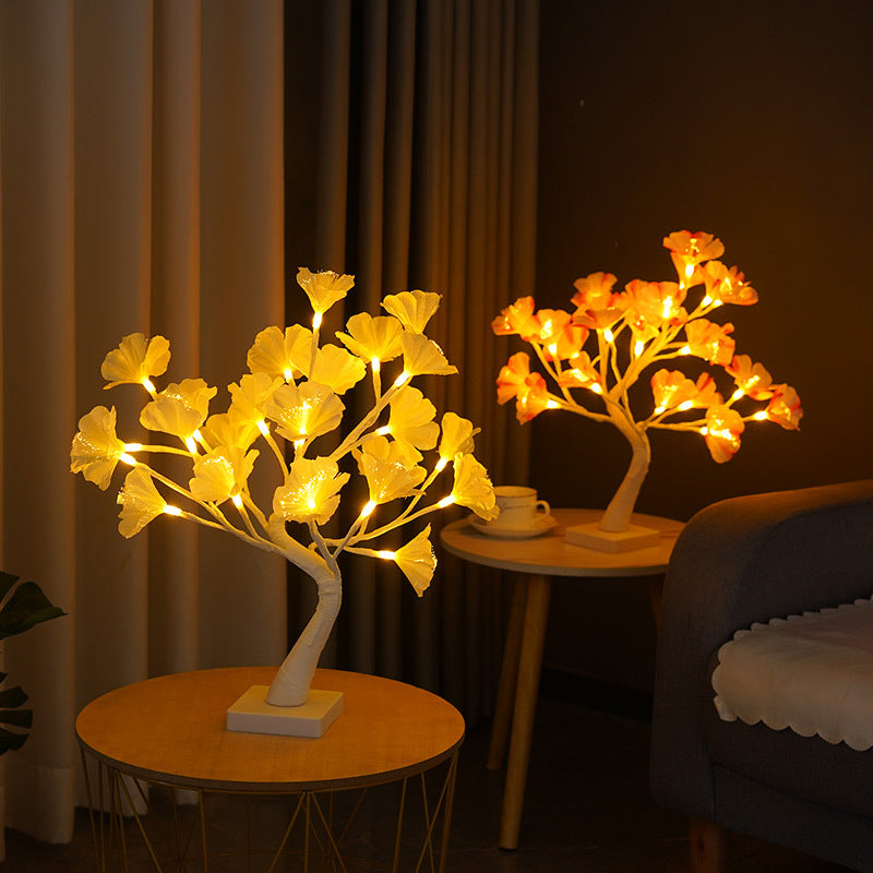 Glasvezelboom LED-verlichting feestdecoratie lichtboom Thanksgiving binnen buiten landschap woondecoratie boomlamp