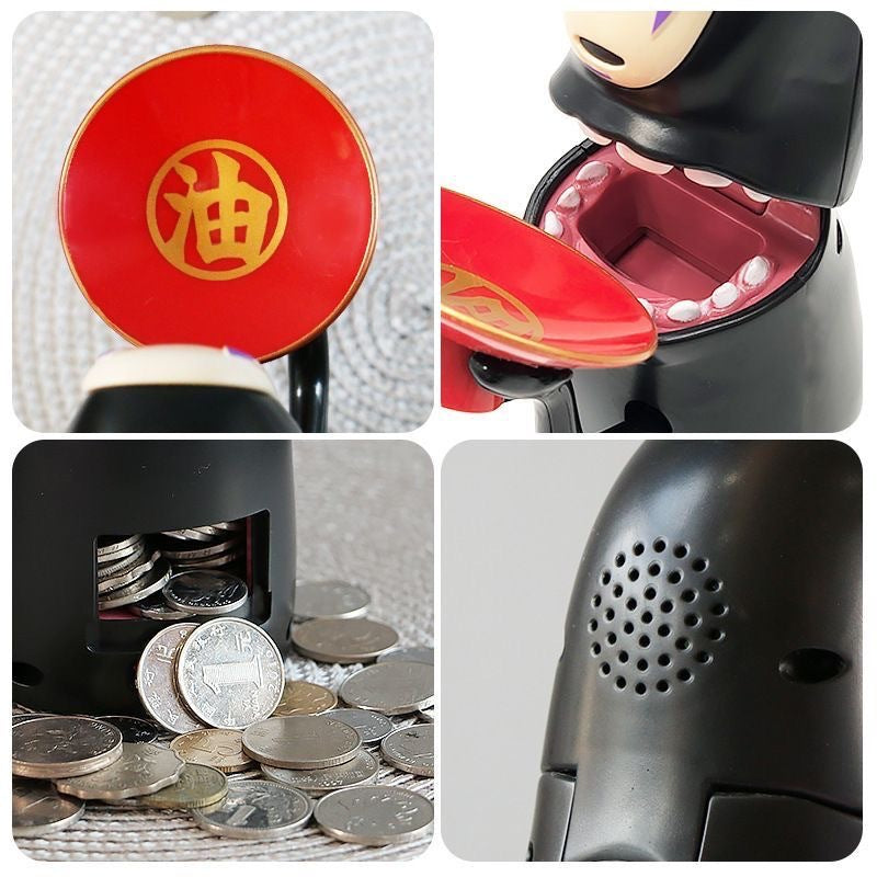 Creative Electric Faceless Male Piggy Bank Plays Music Weight Sensor