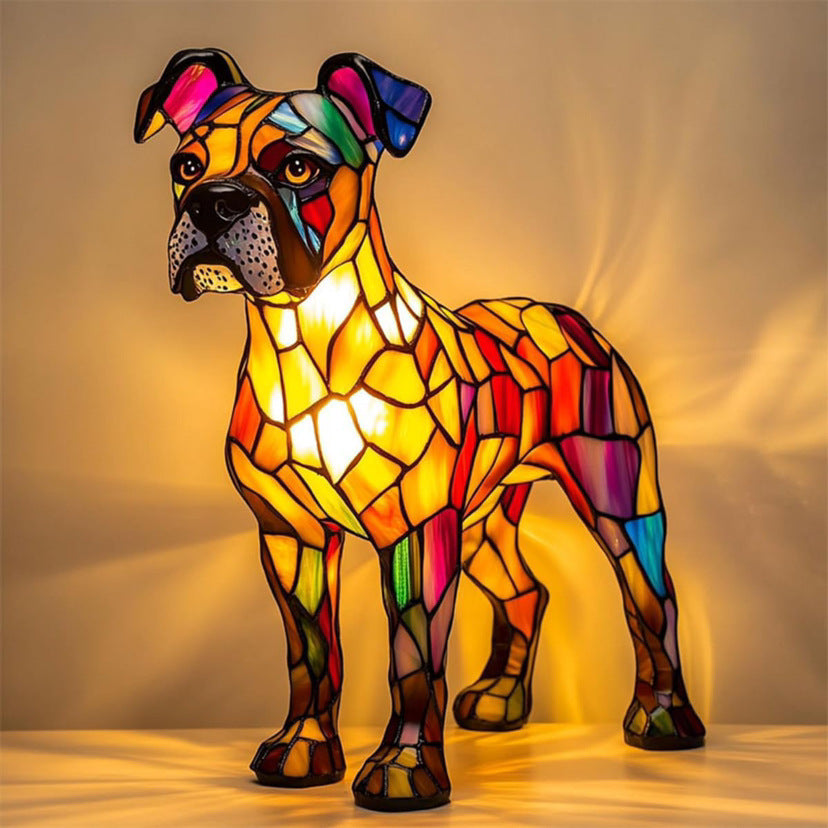 Teckel Lamp - Bigfoot Lamp Hars Standbeeld LED Decoratieve Verlichting