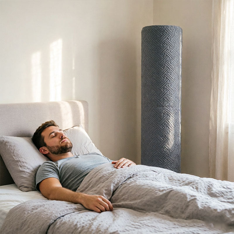Housse de protection anti-poussière minimaliste pour climatiseur sur pied - Forme cylindrique, haute élasticité, taille universelle pour unités au sol de 3P grande taille