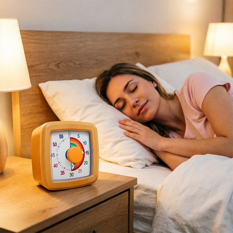 Yunbaoit Visuele Timer – Digitale Aftelklok met Nachtlampje voor Kinderen & Keuken