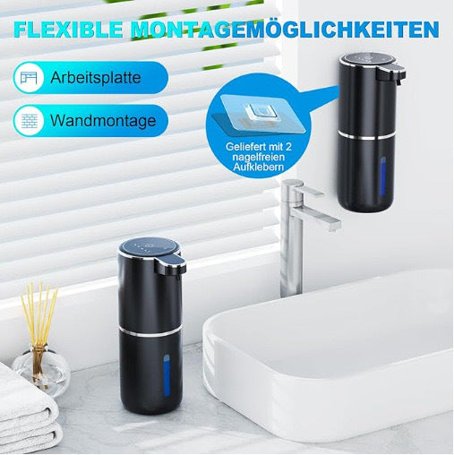 Slimme automatische schuimzeepdispenser met sensor voor thuisgebruik - Elektrische vloeibare zeepdispenser met touchless-technologie