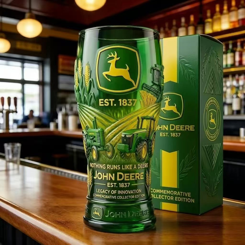 Gekleurde glazen bierfles
