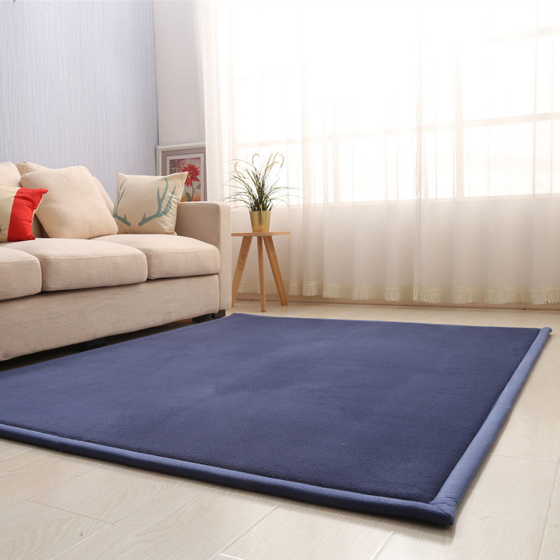 Dik kindertapijt van koraalfleece, tatami-mat voor slaapkamer en woonkamer, kruipmat voor baby's, kussen voor in de vensterbank