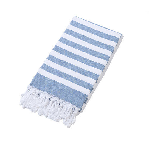 Serviette de plage turque rayée à franges, séchage rapide, grande taille, en coton, styles variés, vente en gros