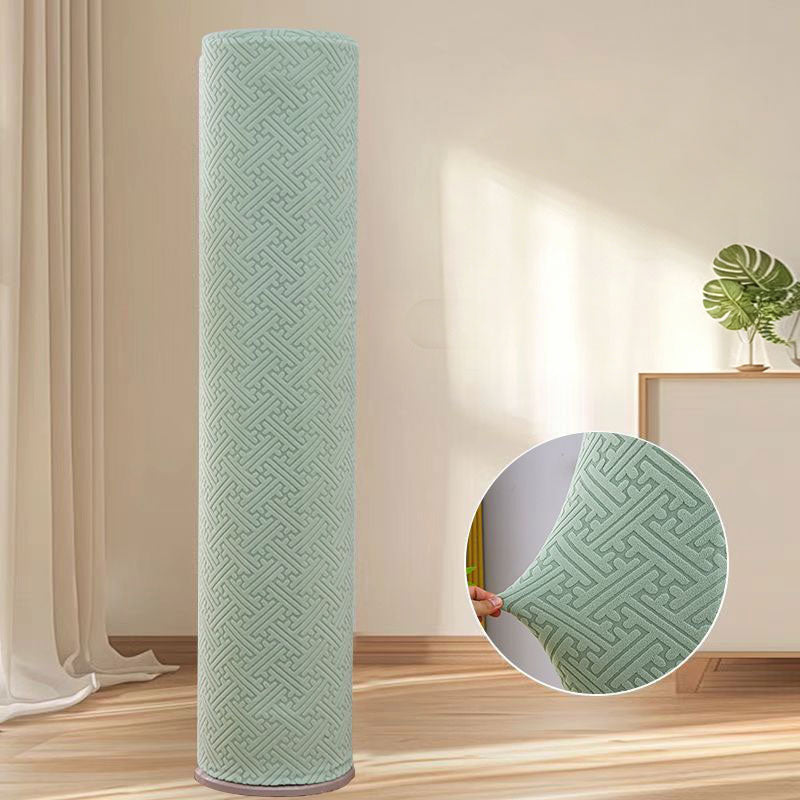 Housse de protection anti-poussière minimaliste pour climatiseur sur pied - Forme cylindrique, haute élasticité, taille universelle pour unités au sol de 3P grande taille