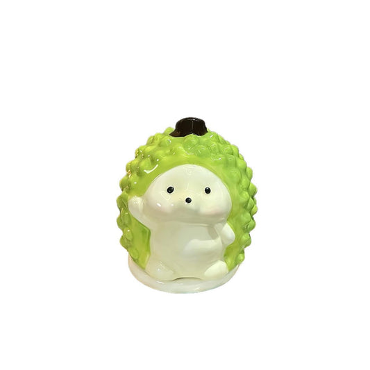 Ceramic hedgehog toothpick box