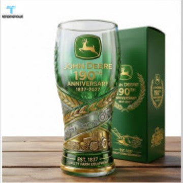 Gekleurde glazen bierfles