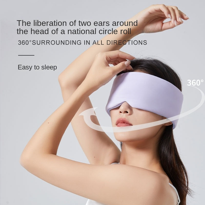 Slaapmasker voor volledige verduistering, kantoor, reizen en dutjes, alles-in-één oogbescherming