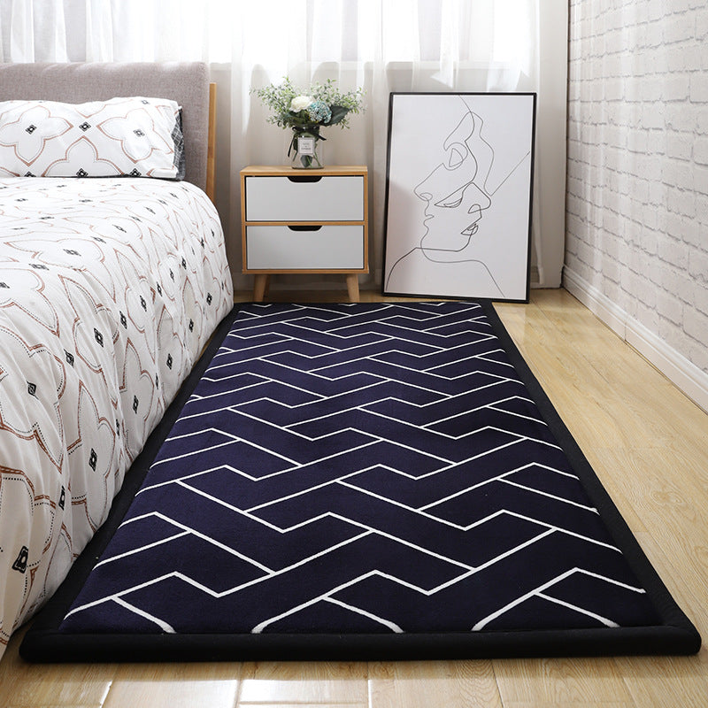 Dik kindertapijt van koraalfleece, tatami-mat voor slaapkamer en woonkamer, kruipmat voor baby's, kussen voor in de vensterbank