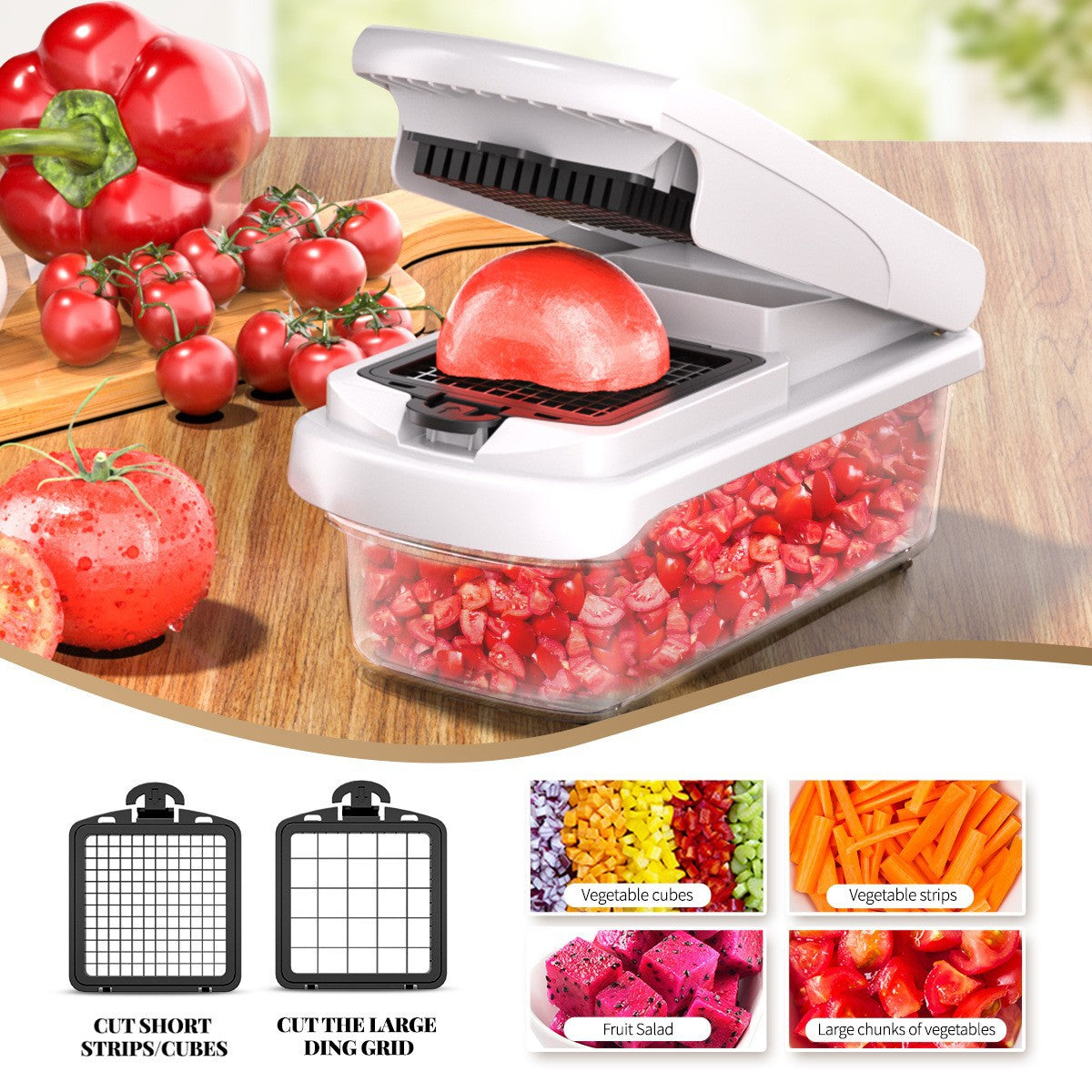 Home multifunctional vegetable slicer 15 in one potato slicer