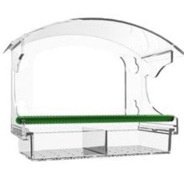 Transparent Acrylic Suction Cup Beehive Bird Feeder And Waterer
