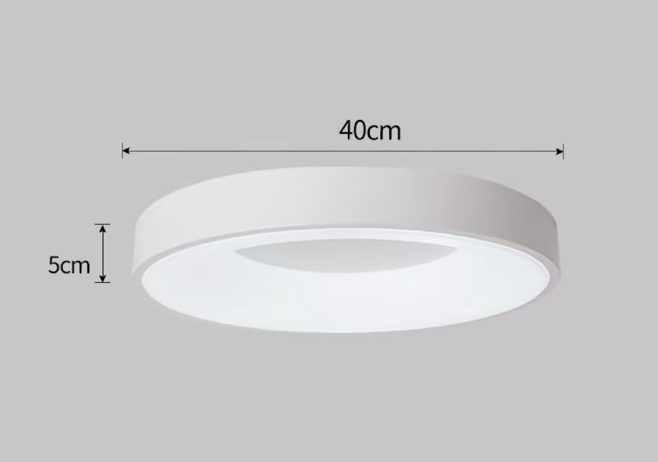 Slaapkamerlamp, eetkamerlamp, moderne eenvoudige ronde lamp