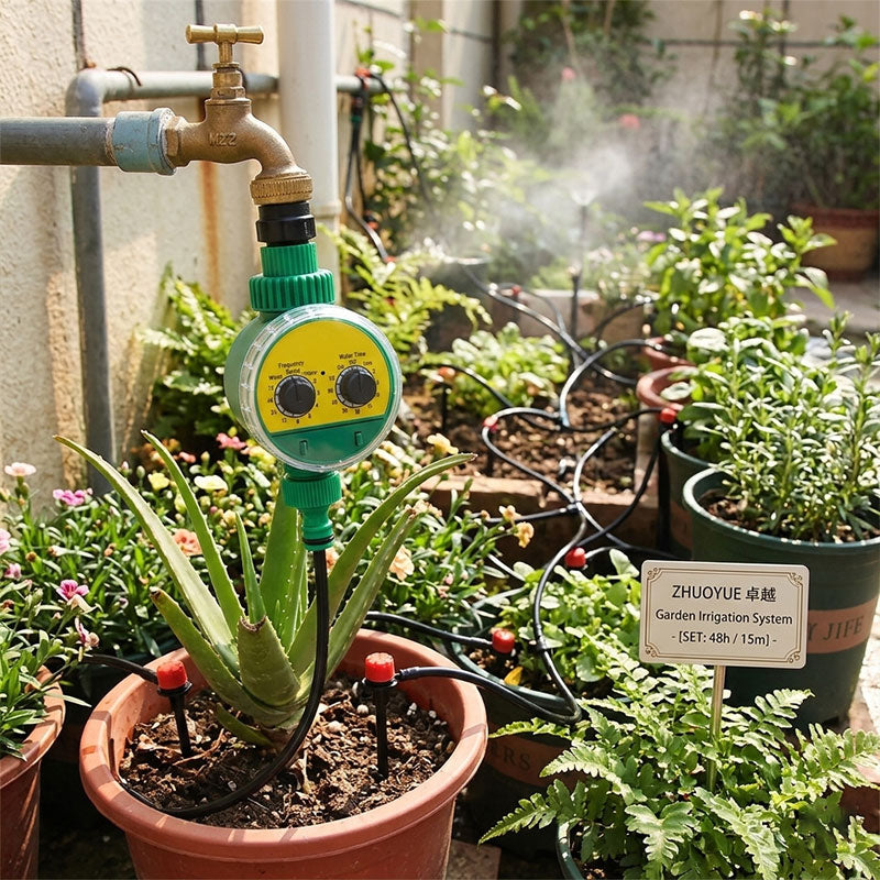 Digitale programmeerbare watertimer voor tuinirrigatie - LCD-display, automatische aan/uit-functie, weerbestendig ontwerp