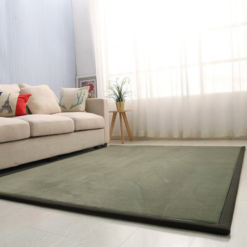 Dik kindertapijt van koraalfleece, tatami-mat voor slaapkamer en woonkamer, kruipmat voor baby's, kussen voor in de vensterbank