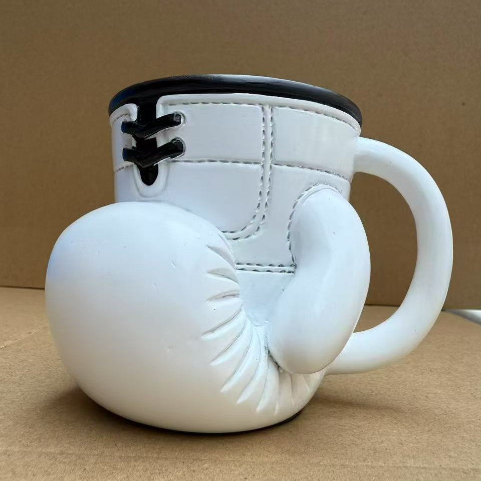 Bokshandschoen Mok Roestvrijstalen Koffiemok Retro Stijl voor Boksliefhebbers