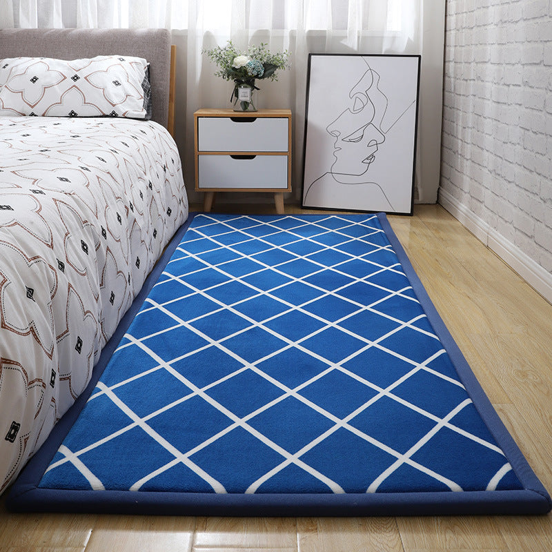 Dik kindertapijt van koraalfleece, tatami-mat voor slaapkamer en woonkamer, kruipmat voor baby's, kussen voor in de vensterbank