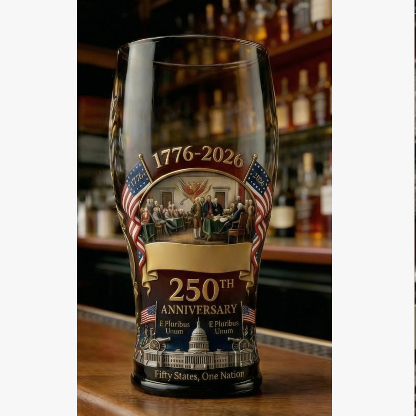 Gekleurde glazen bierfles