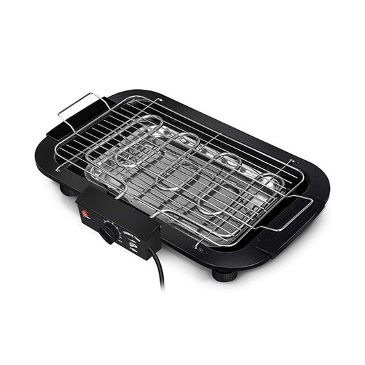 Portable Stainless Steel Electric Grill | 6 Heat Levels | Ideal for Indoor Cooking, Outdoor Camping & Home Parties