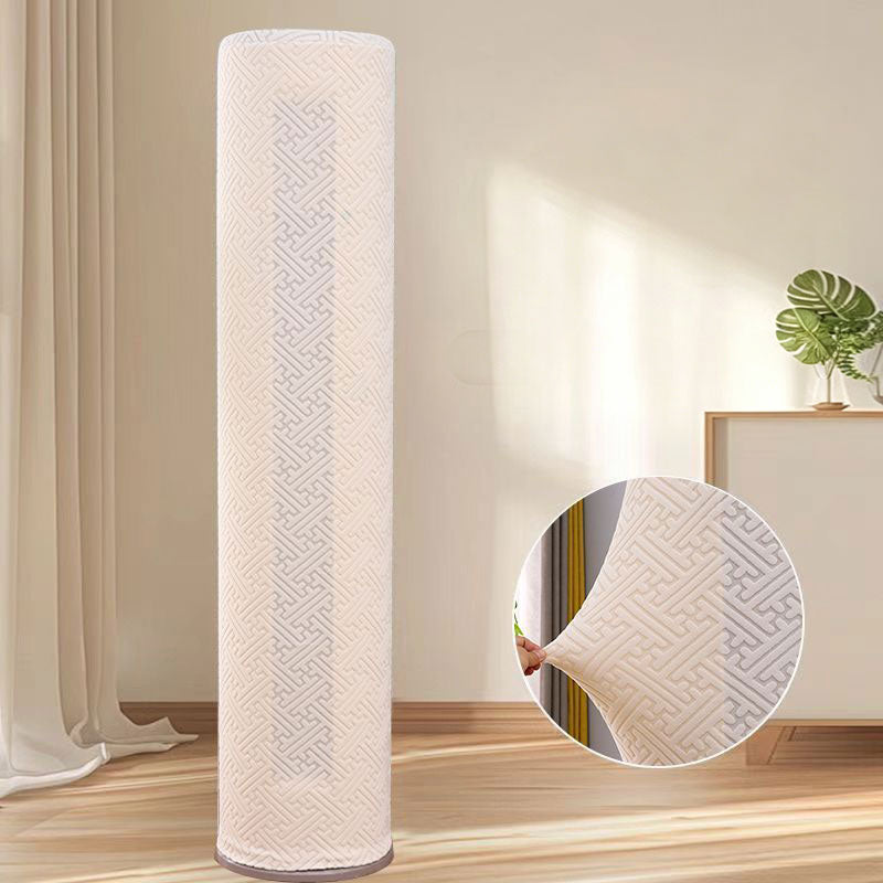 Housse de protection anti-poussière minimaliste pour climatiseur sur pied - Forme cylindrique, haute élasticité, taille universelle pour unités au sol de 3P grande taille