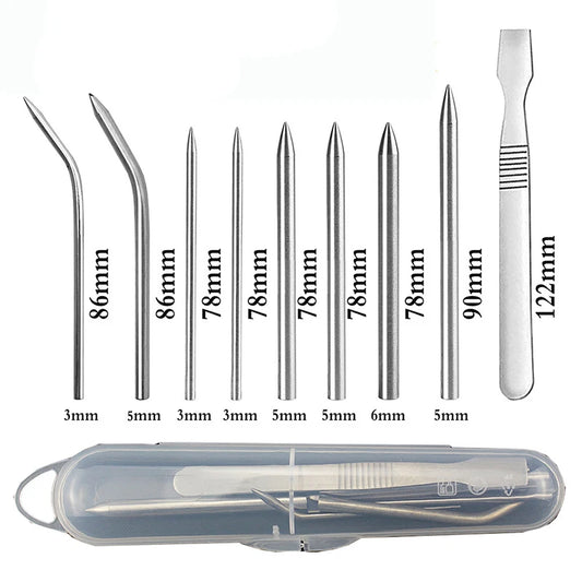 Ensemble d'outils de tressage pour paracorde, aiguilles en aluminium pour bracelets en corde de parachute, outil de tissage DIY pour corde de type parapluie