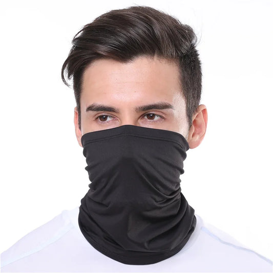 Tour de cou, écharpe, bandana, masque facial pour vélo, moto, randonnée, camping, chasse, course à pied, homme et femme