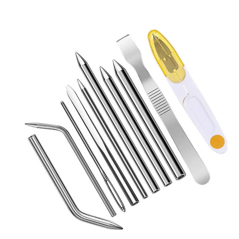 Paracord Knitting Tool Set Aluminium Parachute Cord Needles Bracelets DIY Weave Tool Umbrella Rope