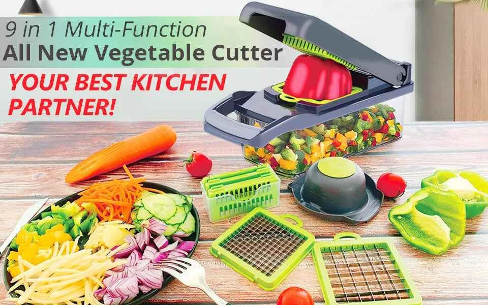 Vegetable Chopper Kitchen Accessories Multifunctional Grater Cutter Manual Fruit Slicer for Potatoes, Cheese, and Onions