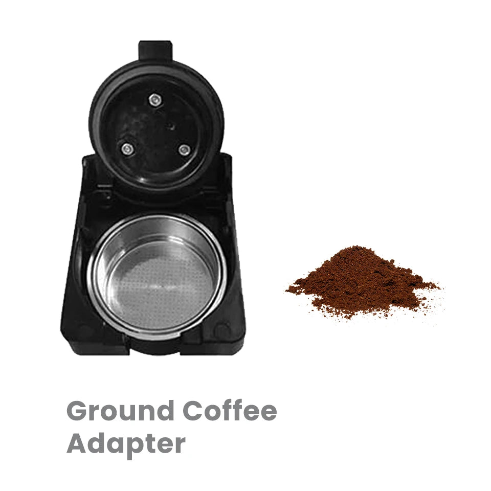 HiBREW H2A&H2B koffiemachine capsule-adaptersysteem onderdelen voor Nespresso, Dolce Gusto, gemalen koffie, ESE-pad of Caffitaly