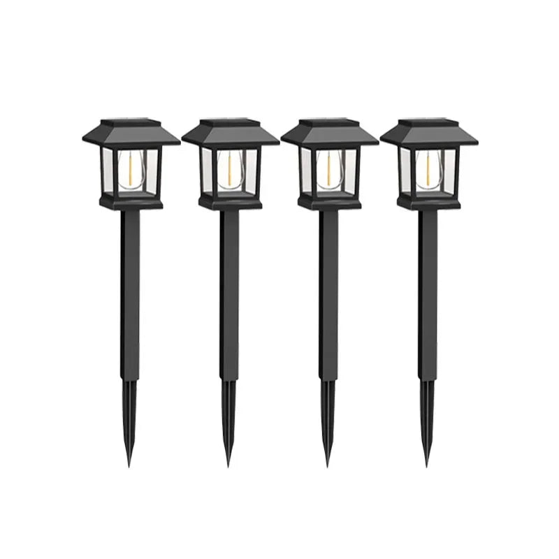 Solar Pathway Lights Outdoor LED Waterproof Solar Lights Landscape Lighting for Garden Walkway Path Yard Lawn Decor Warm White