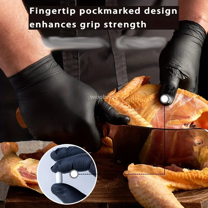 10-100pcs Rubber Gloves Disposable Nitrile Gloves for Household Cleaning Work Safety Tools Gardening Gloves Kitchen Cooking Tool