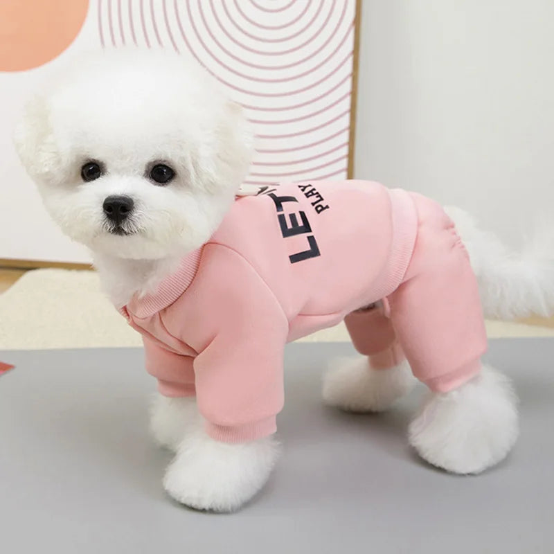 Winter Warm Pet Dog Coat for Small Medium Dogs Puppy Clothes Dog Jumpsuit Thicken Dog Hoodies Pet Supplies