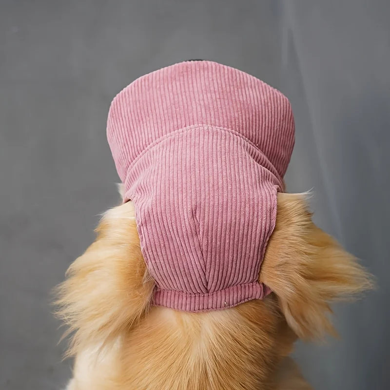Adjustable Dog Baseball Cap Outdoor Sports Hat Soft Breathable Pet Sun Hat with Ear Holes Dog Parent-Child Hat Hiking
