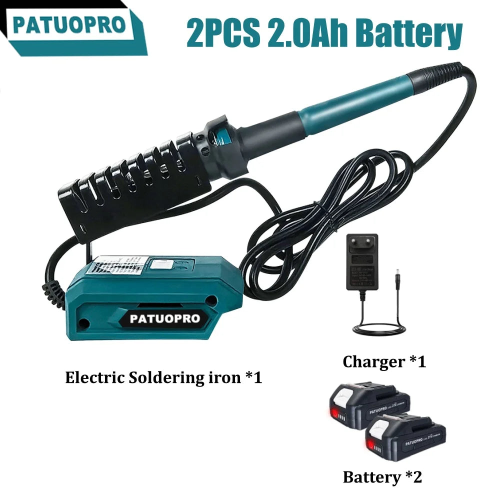Cordless Electric Soldering Iron Max 510℃ Temperature Fast Heating Handheld Outdoor Welding Power Tool For Makita 18V Battery