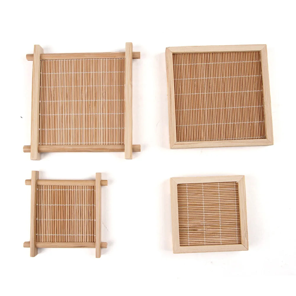 Wooden Hamster Cooling Pad Summer Breathable Guinea Pig Mat Square Small Animal Mat for Guinea Pig Chinchilla Hamster