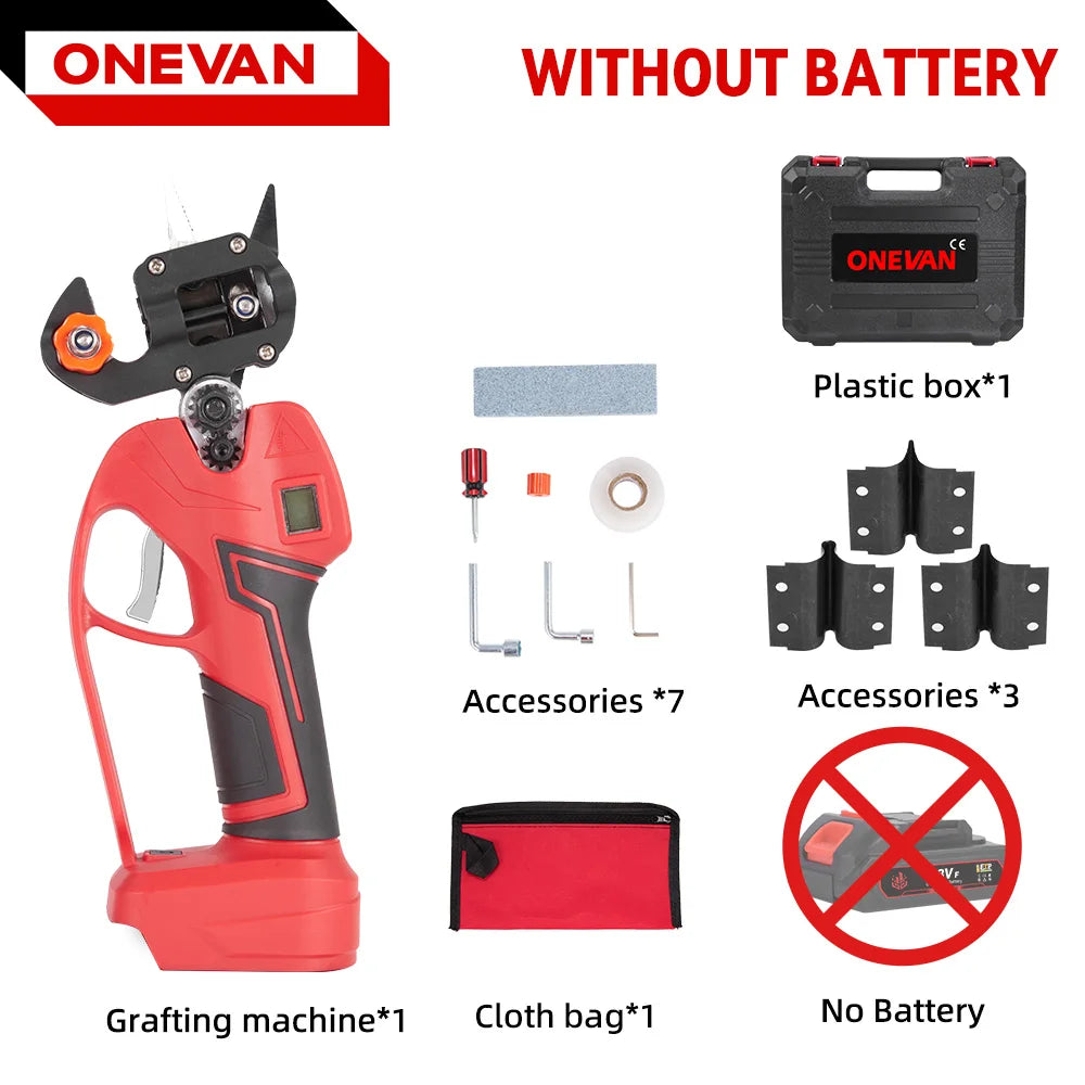 Sécateur électrique de greffage sans balais 25 mm 2 en 1, outil électroportatif multifonction pour batterie Makita 18 V