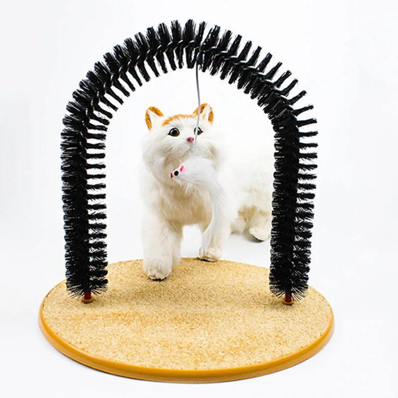 4-in-1 Cat Toy Multifunctional Cat Scratching Toys With Hanging Mouse For Cats Funny Kitten Toys Pet Supplies