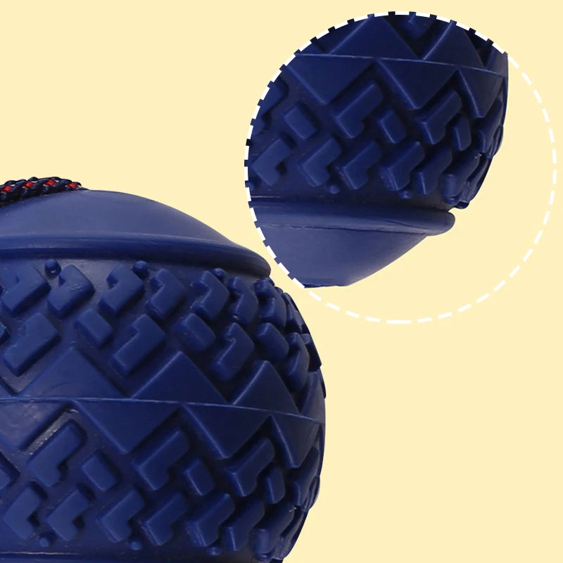 Dog Ball Toy with Rope Interactive Teeth Cleaning Balls for Small Large Dogs Bite Resistant Chew Toys Puppy Training Pet Supply
