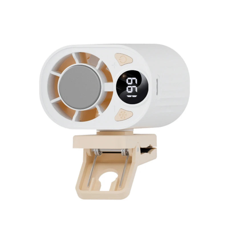 Lenovo 3 seconden snelle koeling AI slimme luchtkoeler clip-on ventilator bladloze geluidsarme halfgeleider koelclip-ventilator voor kantoor en auto