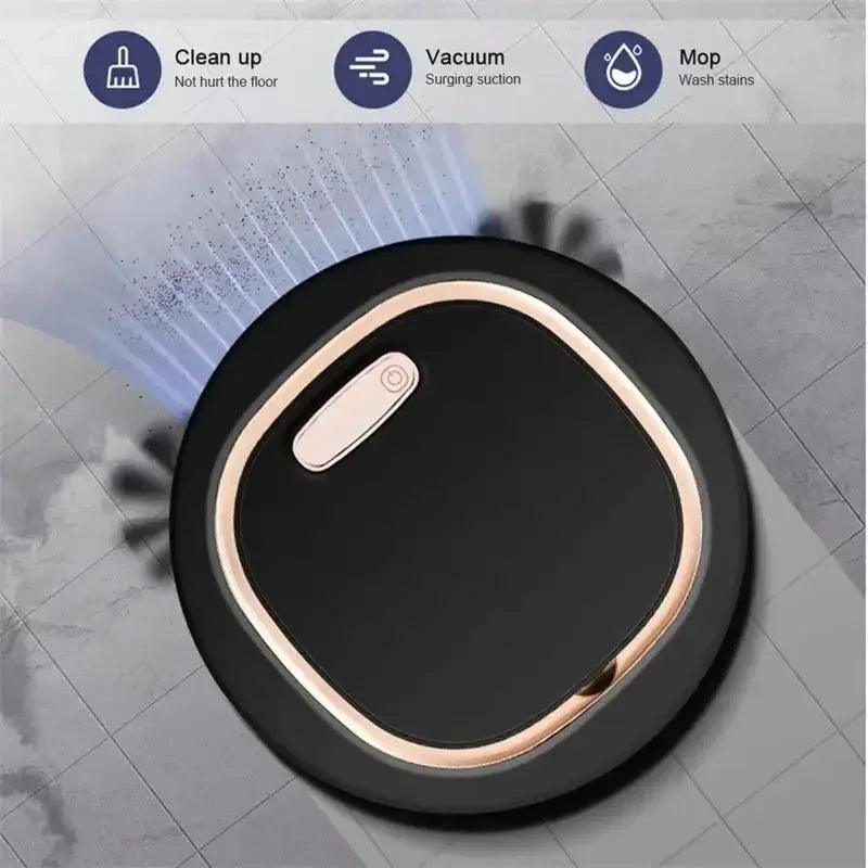 Tactiele activering luie persoon intelligente automatische veegrobot 3-in-1 nat droog huishoudelijke veger USB oplaadbare stofzuiger