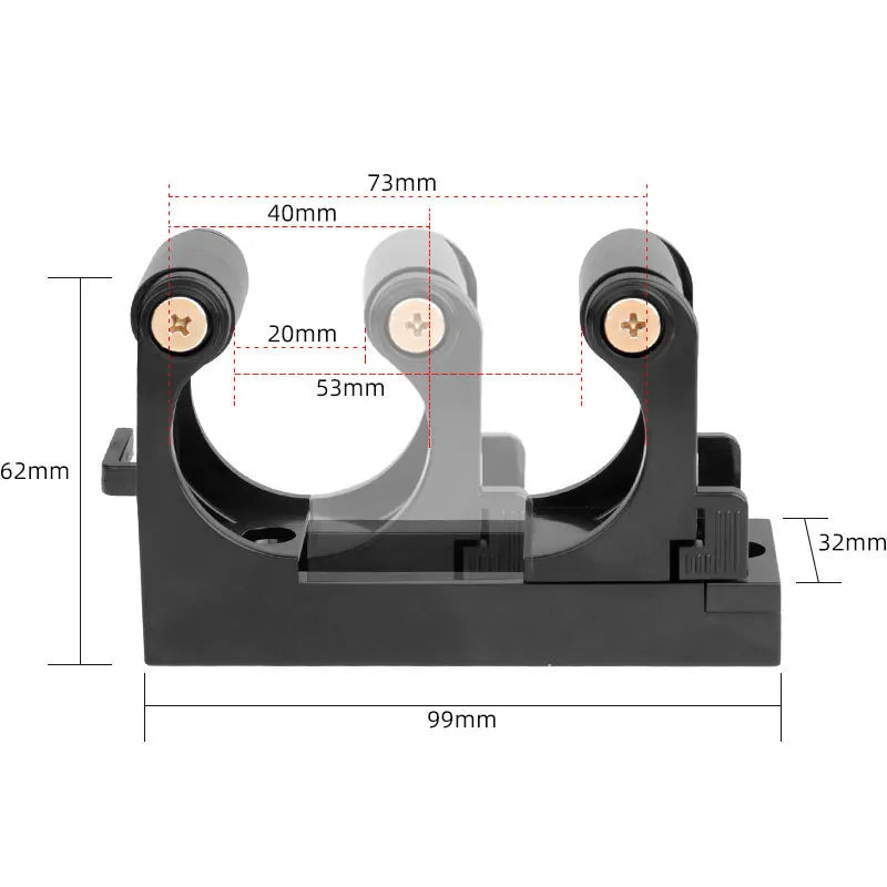 Deemount Mount Bike Hooks Adjustable Bicycle Wall Holder Rack Buckle Hanger Horizontal Vertical Storage Fits 1.0-2.8 Inches Tube