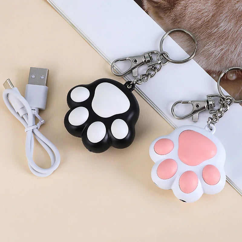 Interactive Cat Laser Toy USB Rechargeable Pet Chaser Toy for Cats Adjustable Patterns Kitten Playing Toy Pet Supplies