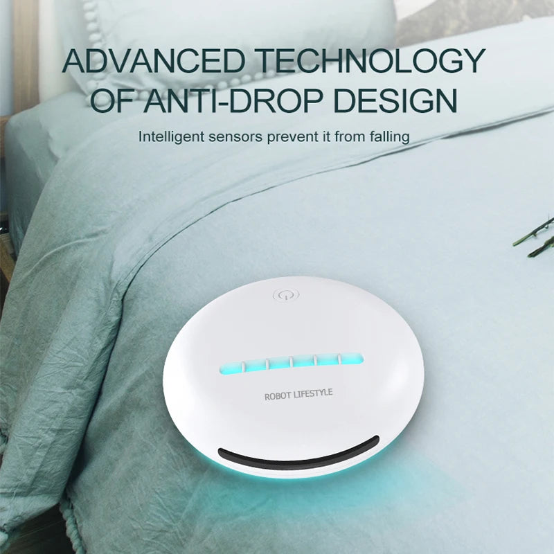 Robot Lifestyle Bed Mattress Mite Removal Wireless GS10 Automatic Sterilization Vacuum Cleaner Lithium-ion 2000mAh Rechargeable