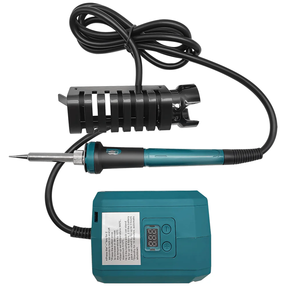 Cordless Electric Soldering Iron Max 510℃ Temperature Fast Heating Handheld Outdoor Welding Power Tool For Makita 18V Battery