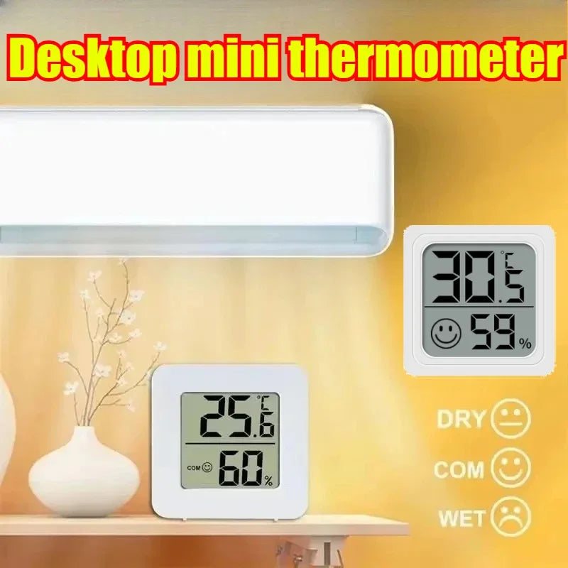 Mini LCD Digital Thermometer Hygrometer Indoor Room Temperature Humidity Meter Sensor Gauge Weather Station Set