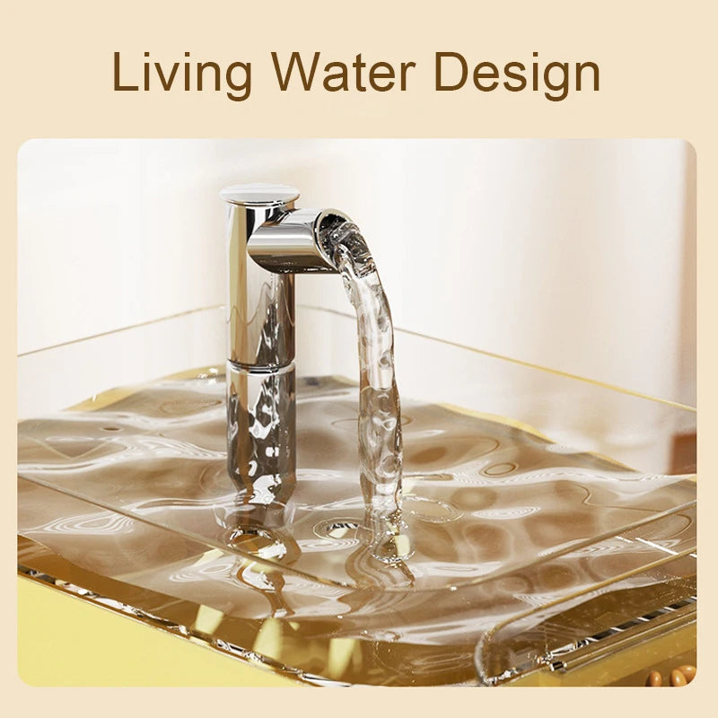 2.5L Automatic Cat Water Fountain USB Electric Pet Water Dispenser with Anti-Dry Burning Feeder Bowl for Kittens - Quality Shopping Centre