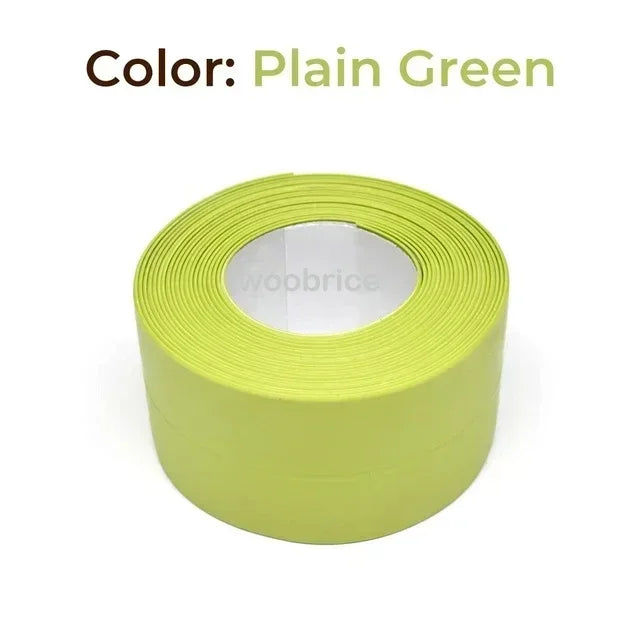Bathroom Shower Sealing Tape PVC Bath Toilet Caulk Tape Self Adhesive Waterproof Mildew Proof Tapes For Kitchen Sink Wall Corner