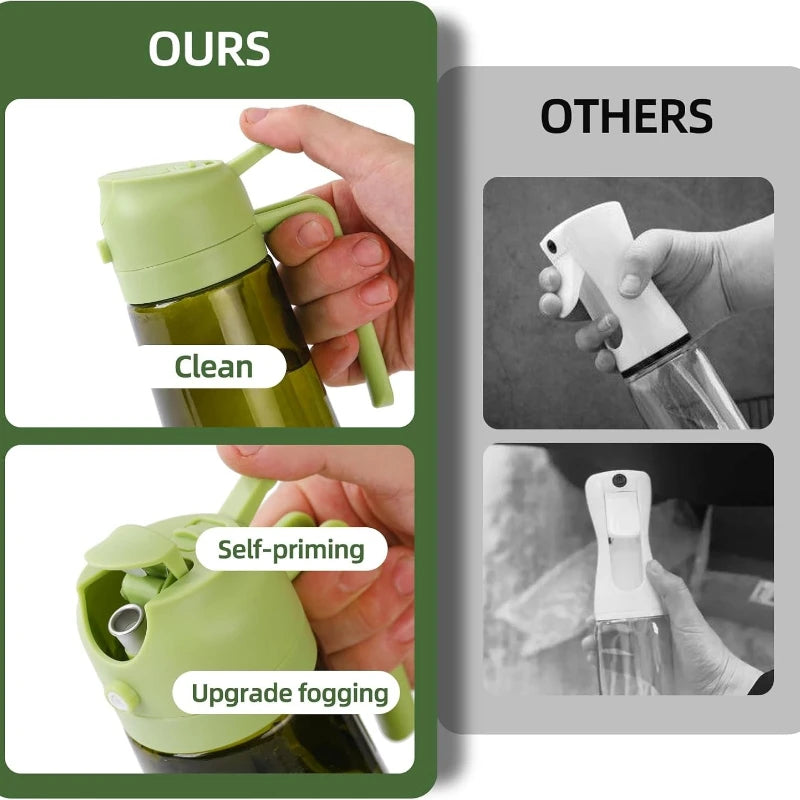 500ml Oil Dispenser Oil Spray Bottle Spray Olive Oil Sprayer   Kitchen Items and Accessories BBQ Cooking Family Supplies